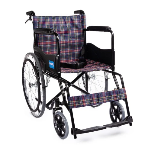 Comfort Plus KY809BJ Ekose Ekose döşemeli manuel sandalye ithalatçı görseli